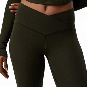 Aerie Emerald Green Offline Flare Leggings